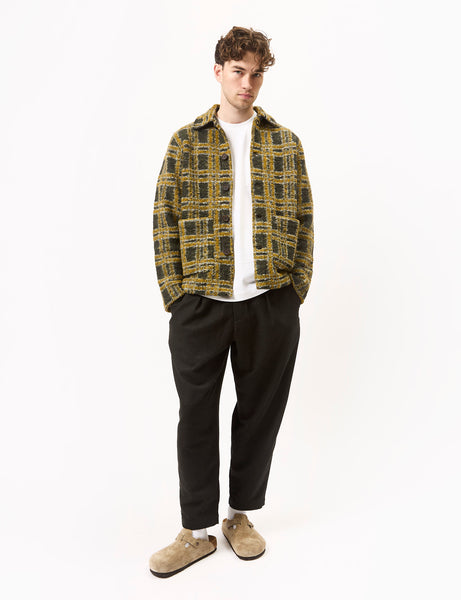 Universal Works Field Jacket (Jacquard Fleece) - Grey | Article.