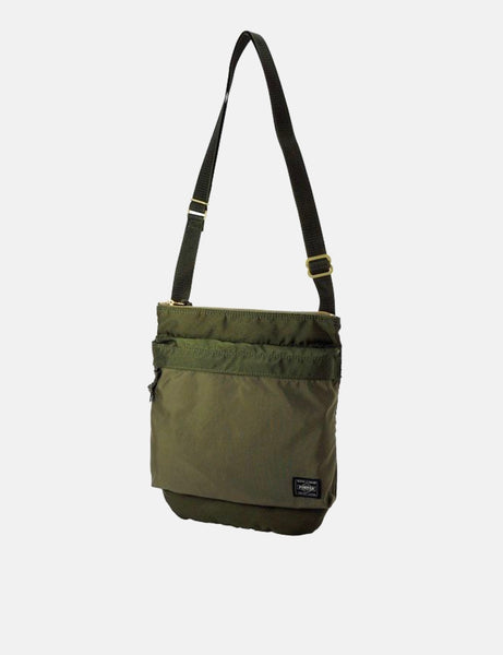 美品】PORTER FORCE SHOULDER BAG (S)オリーブドラブ Force Shoulder 