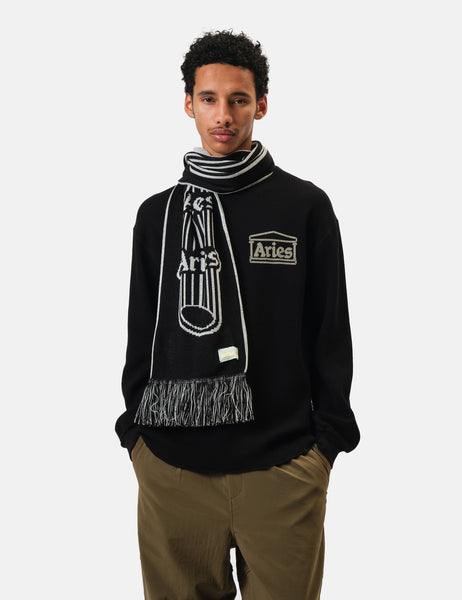 Aries Column Scarf - Black | Article.