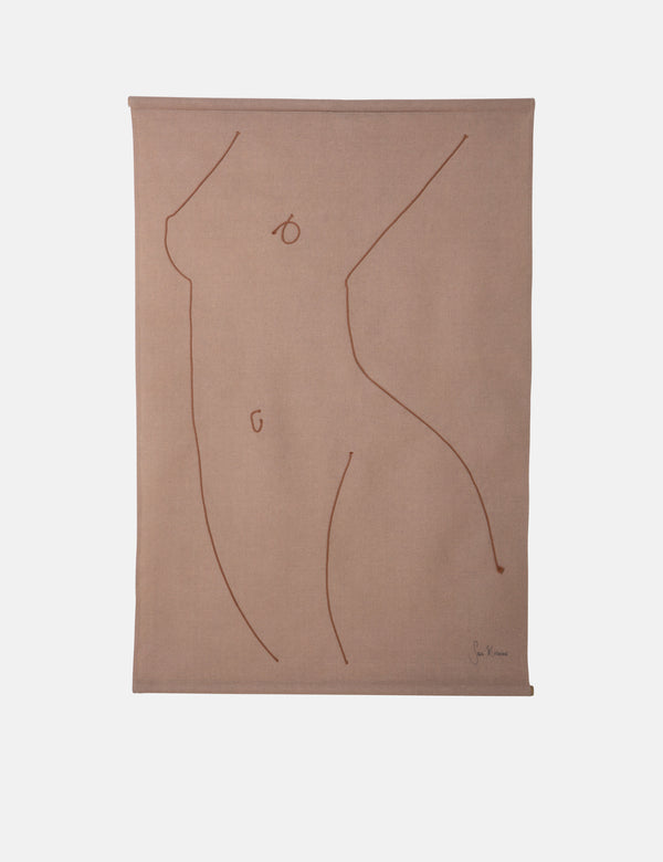 Hkliving Wall Chart Woman Silhouette By Sella Molenaar - Fawn