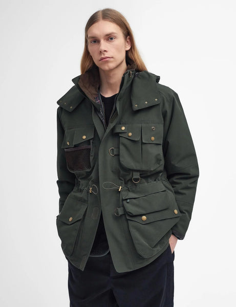 Barbour カーキー ジャケット Barbour Heritage Dryfly Waterproof Jacket - Sage Green | Article.