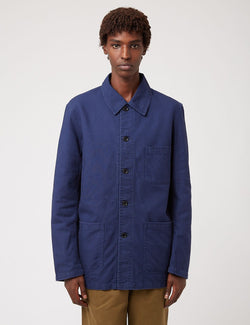 Vetra French Workwear Jacket (Cotton Drill) - Blue Dungaree Wash — Article.