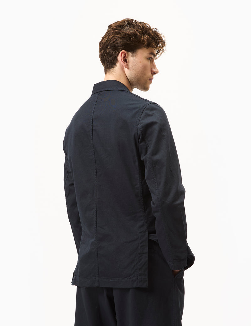 Universal Works London Jacket (Twill) - Navy Blue