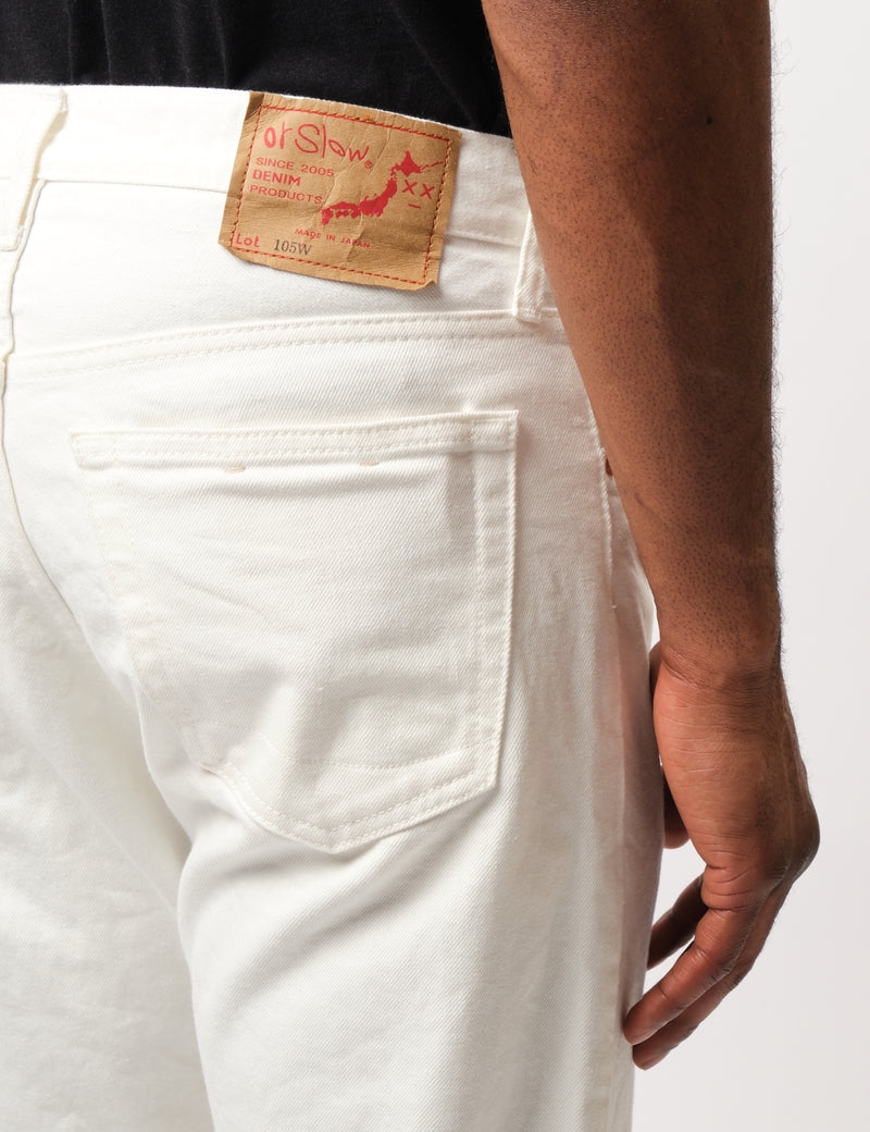 orSlow 105 80's Jeans (Standard Fit) - White