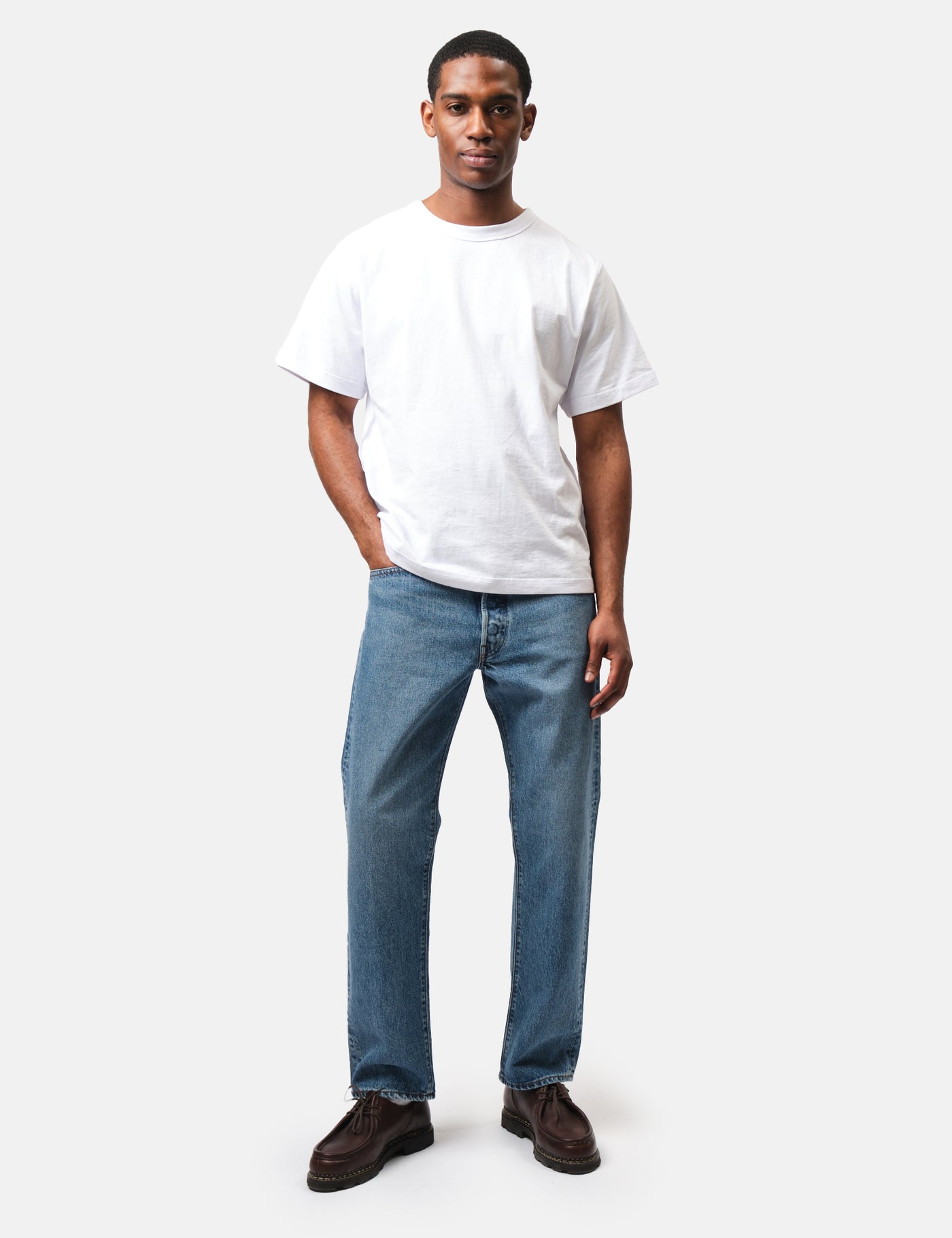 orSlow 105 90's Denim Used Jeans - Denim Blue I Article.