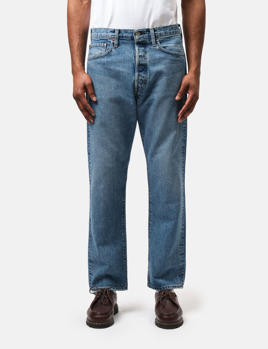 orSlow 105 90's Denim Used Jeans - Denim Blue I Article.