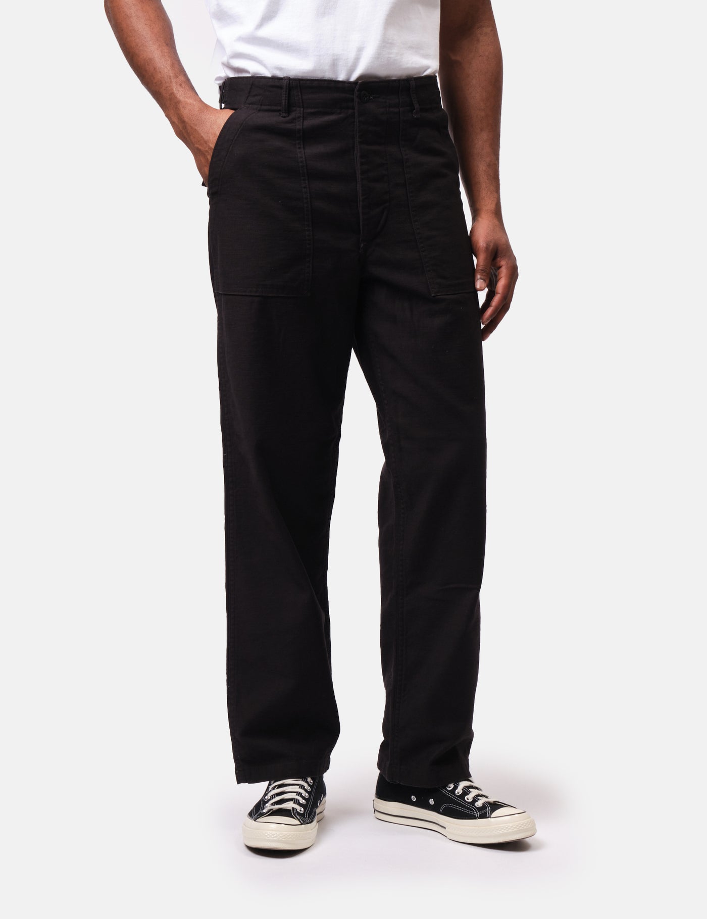 orSlow US Army Fatigue Pants - Black Stone | Article.
