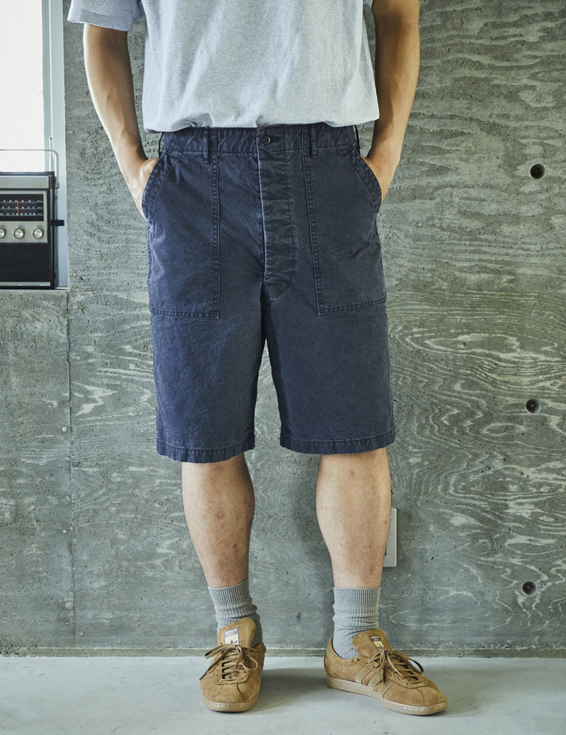 orSlow Fatigue Shorts SS26 - Black | Article.