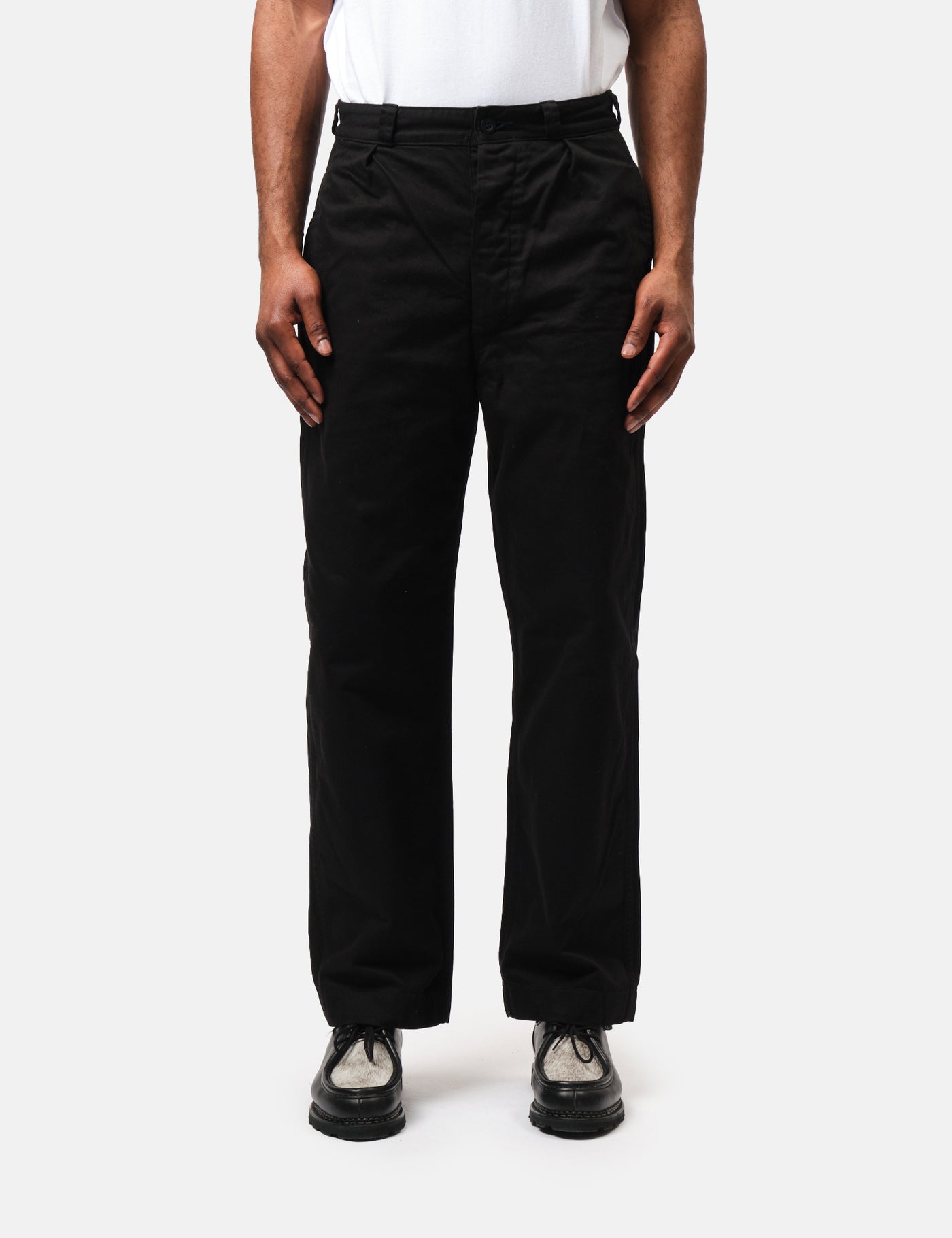 オアスロウ　orslow M-52 FRENCH ARMY TROUSER ３ orSlow M-52 French Army Trouser (Wide Fit), Black – Glasswing
