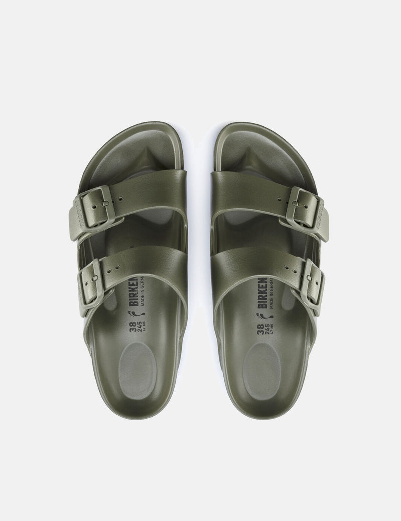 Birkenstock Womens Arizona EVA Sandal (Narrow) - Khaki Brown