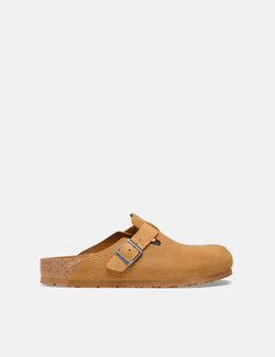 Birkenstock Women's Boston Cord Mules (Narrow) - Cork Brown