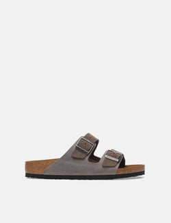 Birkenstock Arizona Suede (Regular) - Concrete Gray