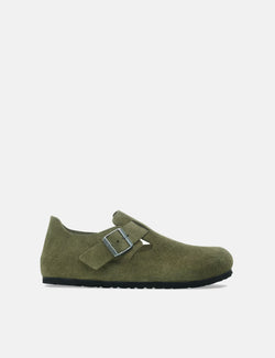 Birkenstock London Suede (Regular) - Thyme Green