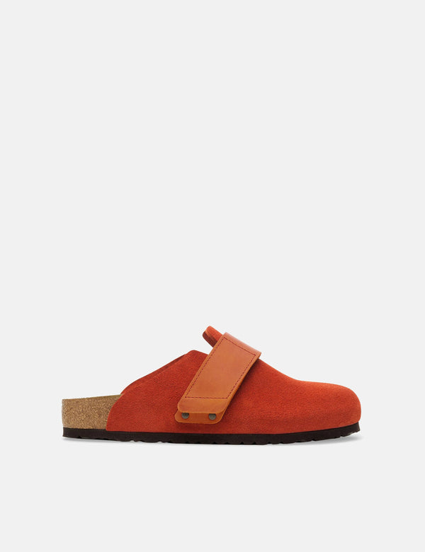 Birkenstock Loma Suede/Nubuck (Regular) - Rust Brown