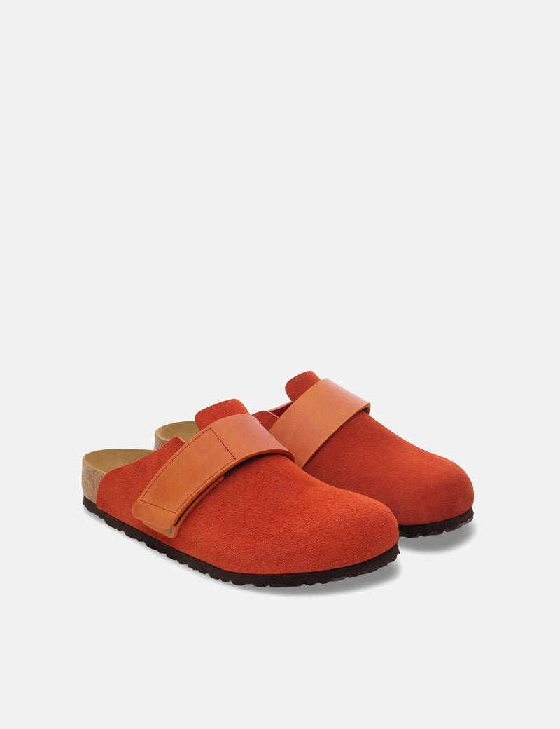 Birkenstock Loma Suede/Nubuck (Regular) - Rust Brown