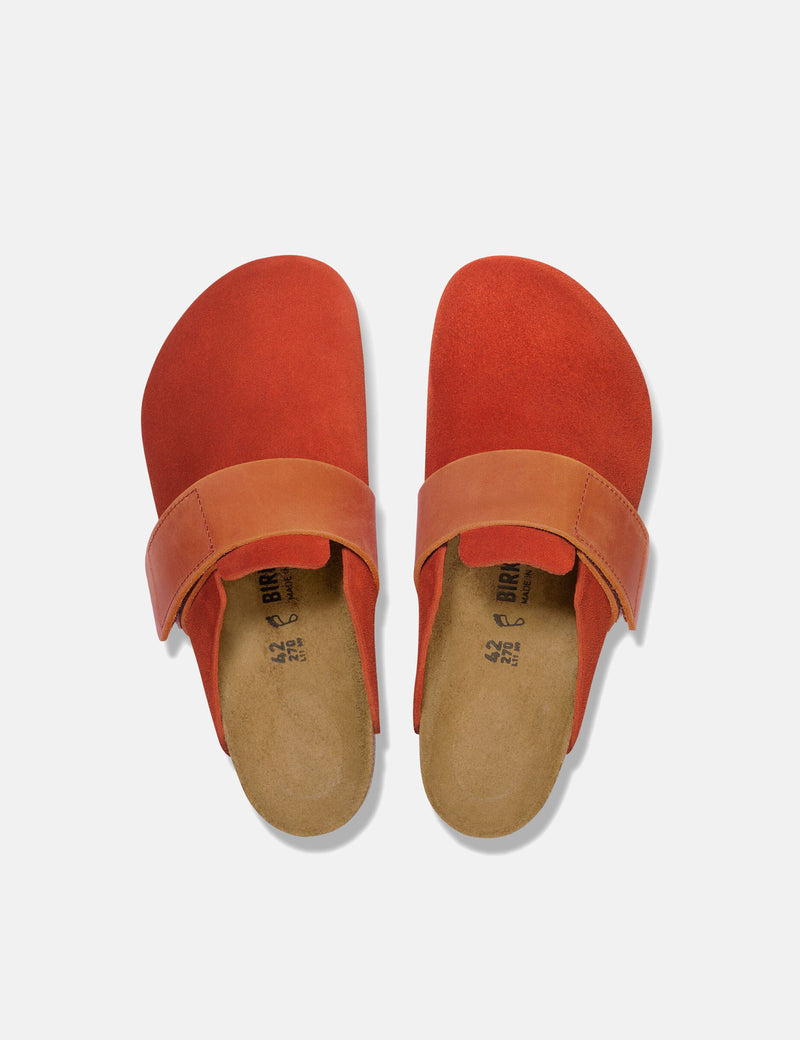 Birkenstock Loma Suede/Nubuck (Regular) - Rust Brown