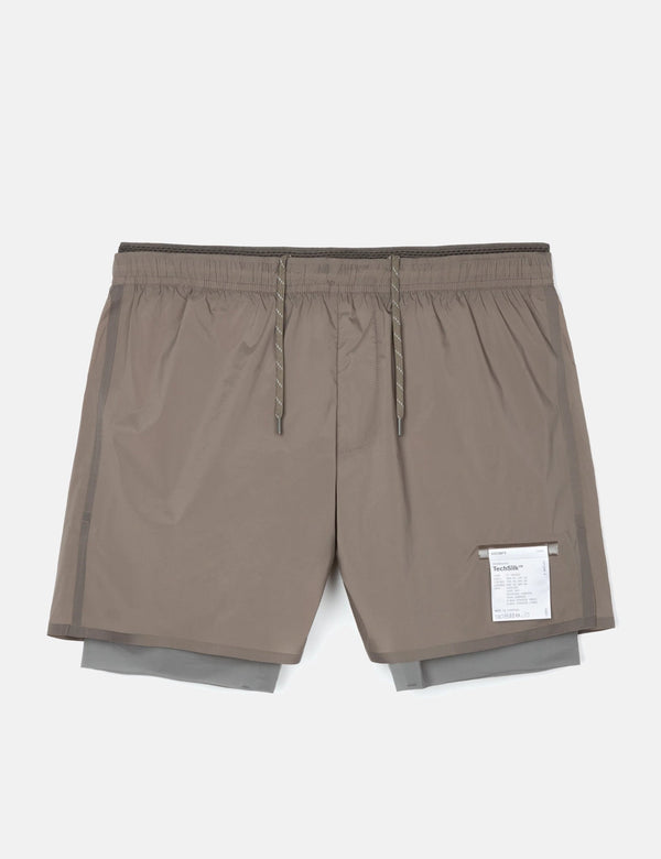 Satisfy TechSilk 8" Shorts - Brown