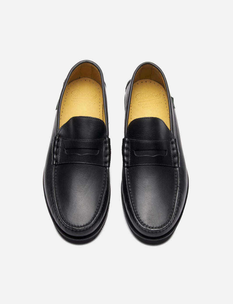 Paraboot Brighton Loafers (Smooth Leather) - Black