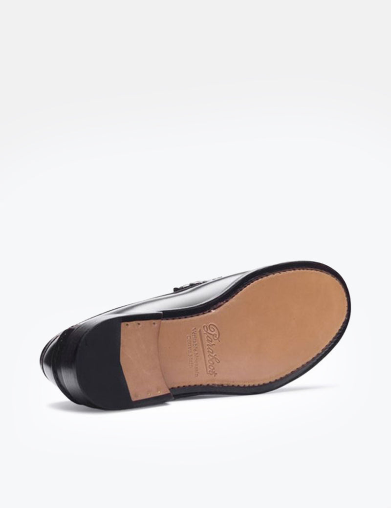 Paraboot Columbia Loafers (Leather) - Brilliant Black