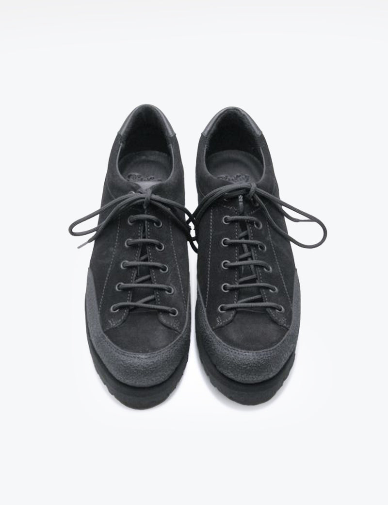 Paraboot Montana Shoes (Leather) - Black/Velvet Black