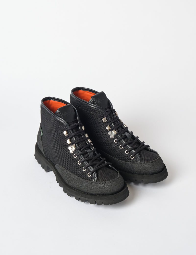 Paraboot Yosemite Boots (Water Repellent Canvas) - Black