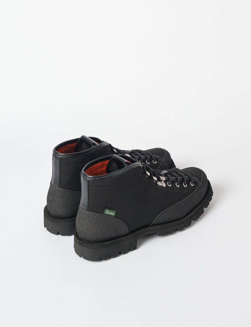 Paraboot Yosemite Boots (Water Repellent Canvas) - Black