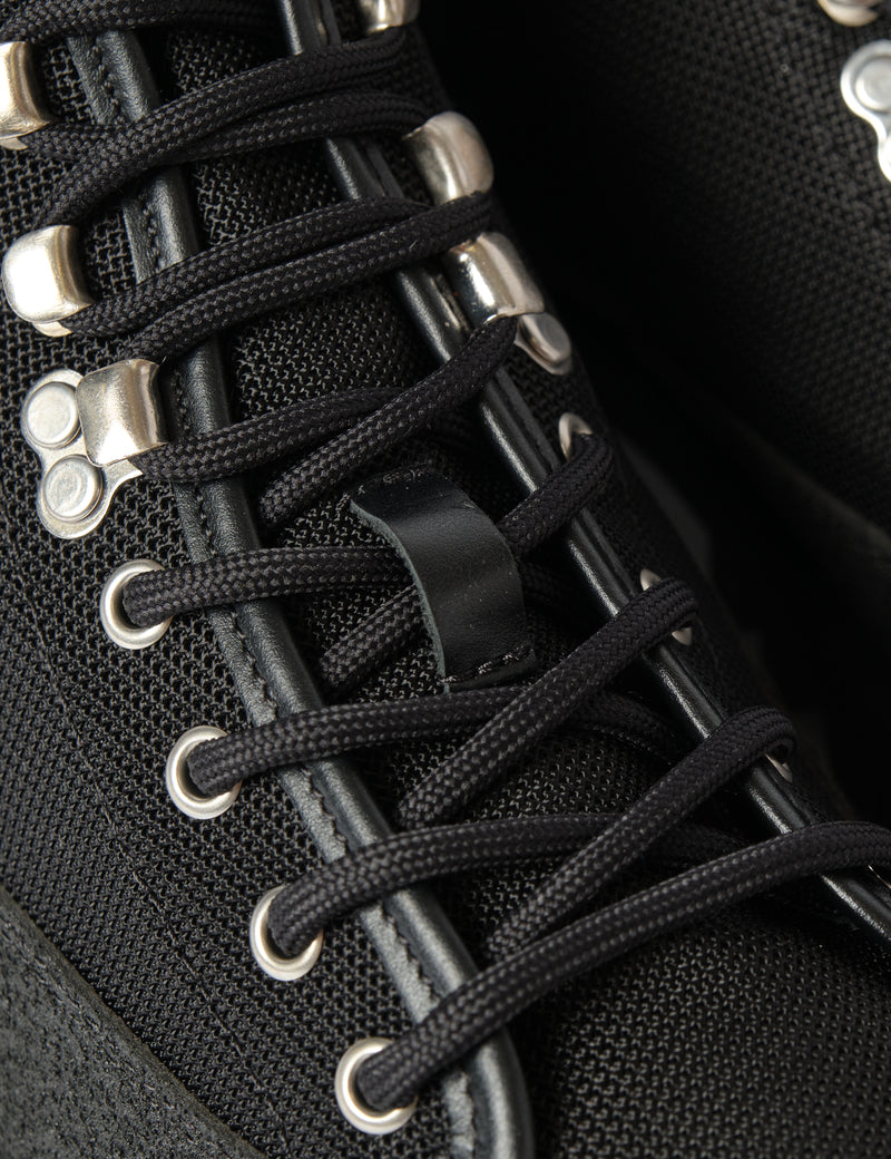 Paraboot Yosemite Boots (Water Repellent Canvas) - Black