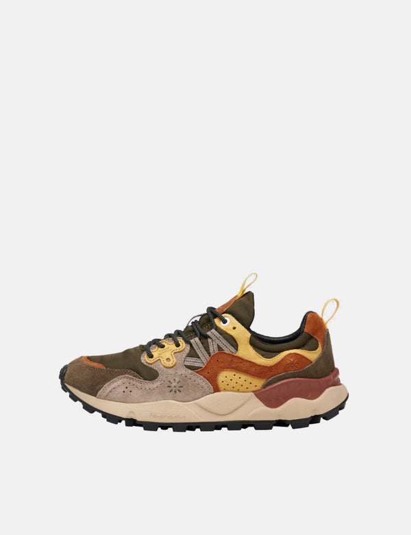 Flower Mountain Yamano 3 (Suede/Nylon) Shoes - Grey/Yellow