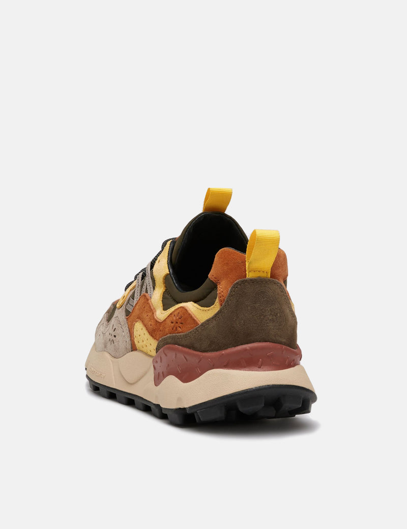 Flower Mountain Yamano 3 (Suede/Nylon) Shoes - Grey/Yellow