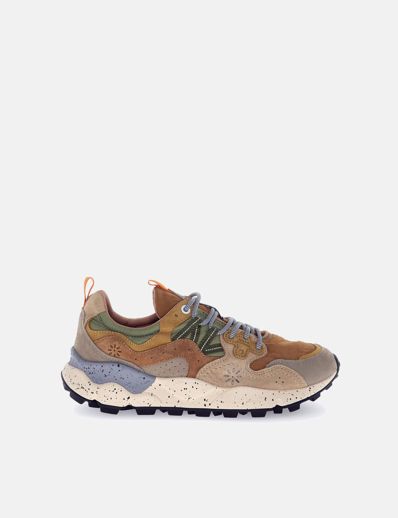 Flower Mountain Yamano 3 (Suede/Nylon) Shoes - Grey/Light Brown/Beige