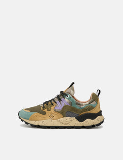 Flower Mountain Yamano 3 (Suede/Nylon) Shoes - Camo Petrol/Mud/Grey