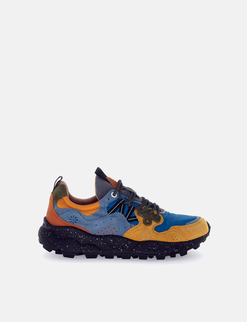 Flower Mountain Yamano 3 (Suede/Nylon) Shoes - Papaya/Black/Petrol