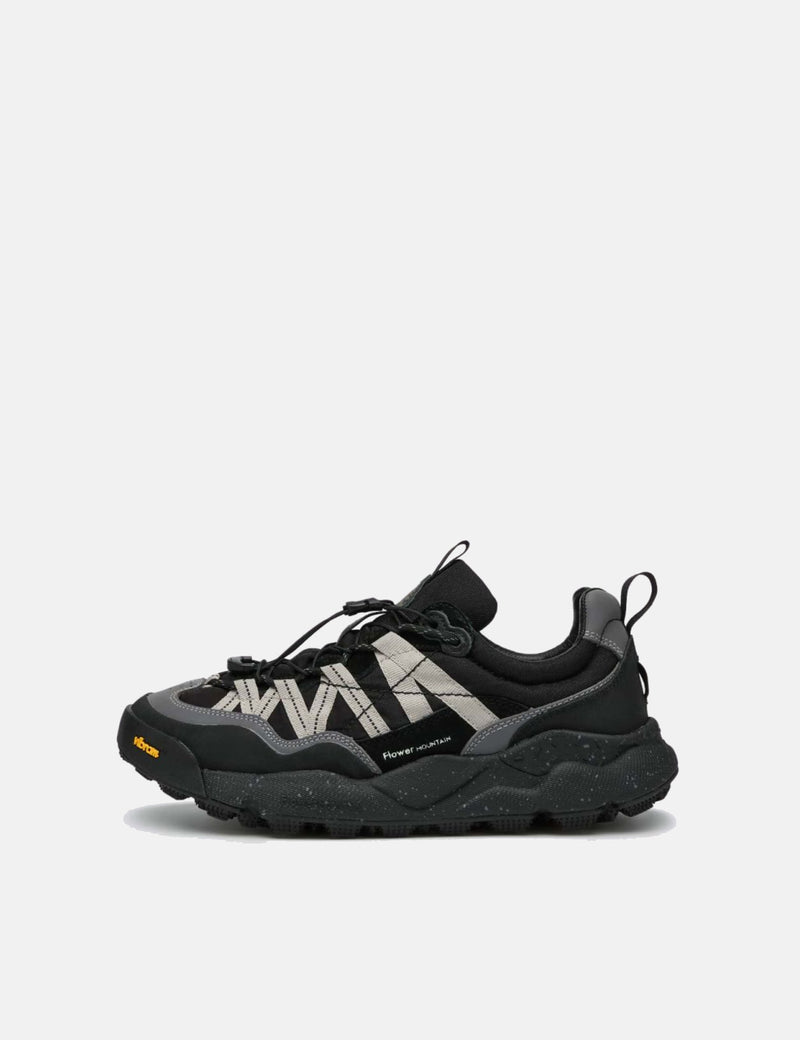 Flower Mountain Iwano 2 (Suede/Nylon) Shoes - Black/Acciaio