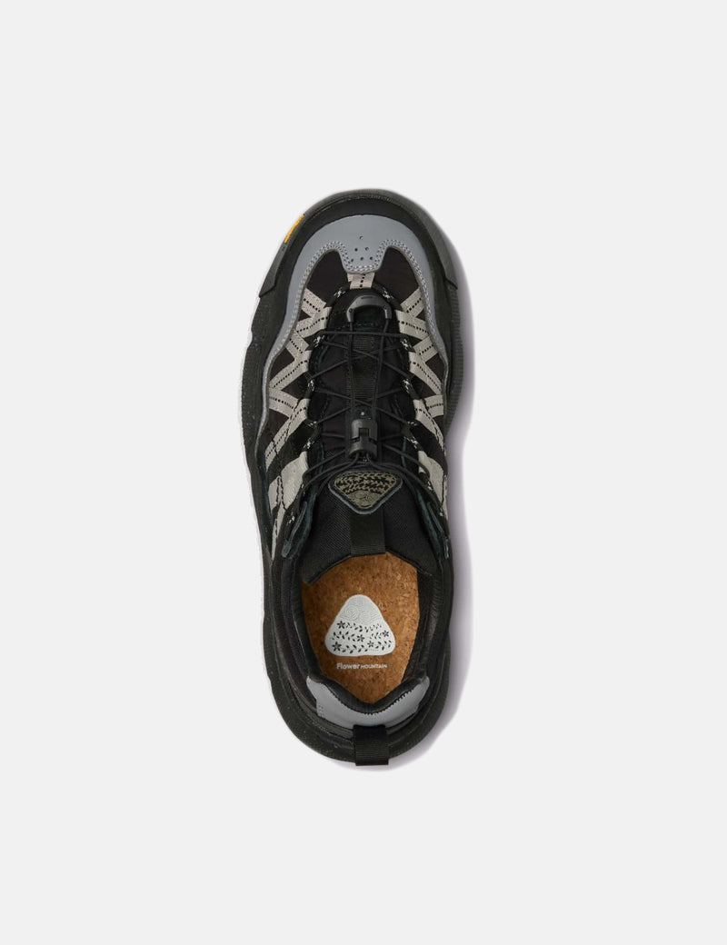 Flower Mountain Iwano 2 (Suede/Nylon) Shoes - Black/Acciaio