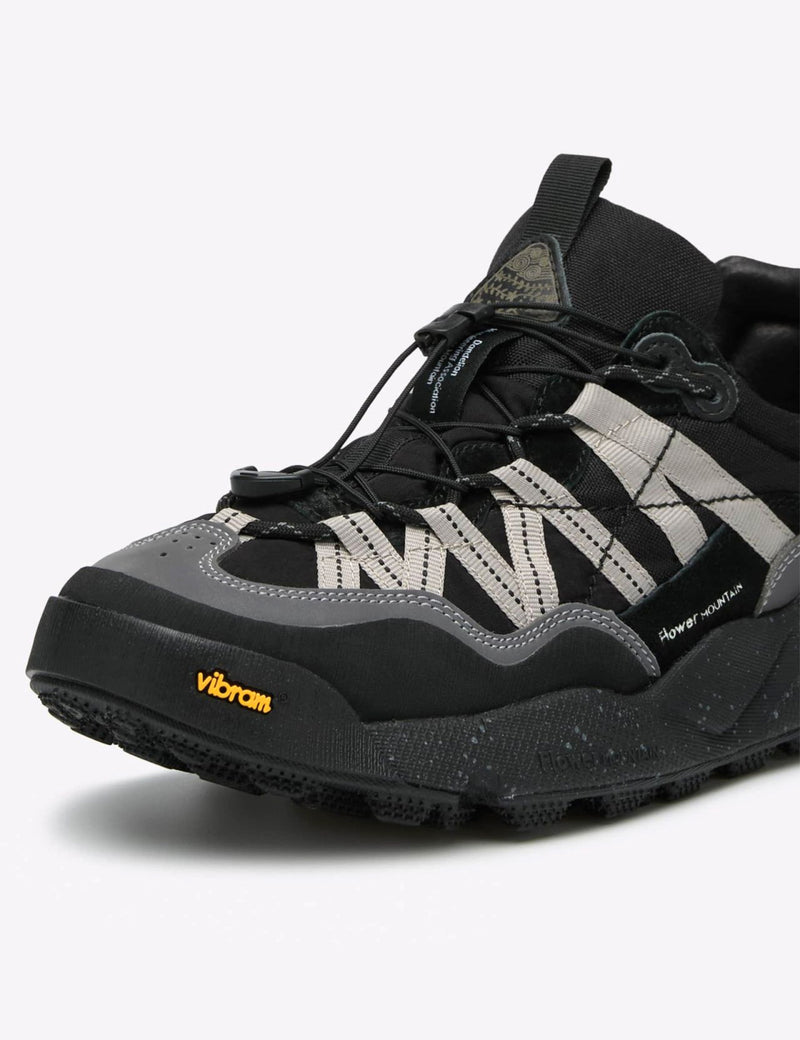 Flower Mountain Iwano 2 (Suede/Nylon) Shoes - Black/Acciaio