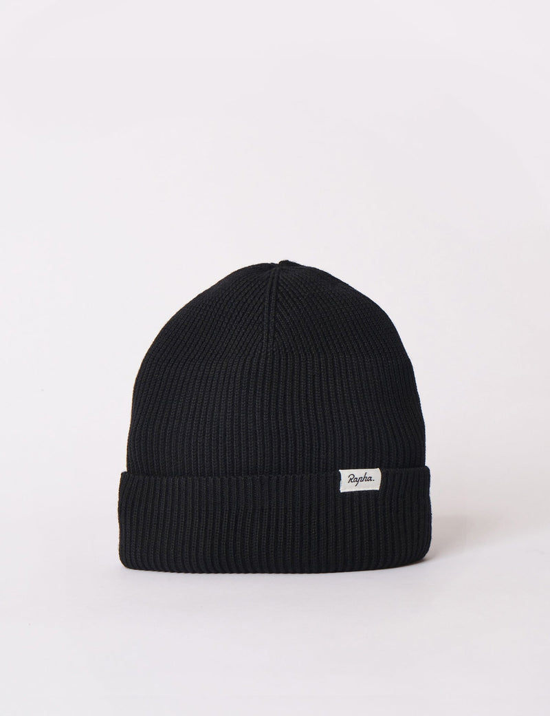 Rapha Logo Beanie Hat - Black