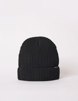 Snow Peak Pe/Co Knit Beanie Hat - Black