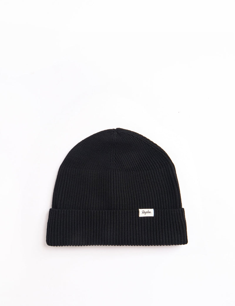 Rapha Logo Beanie Hat - Black