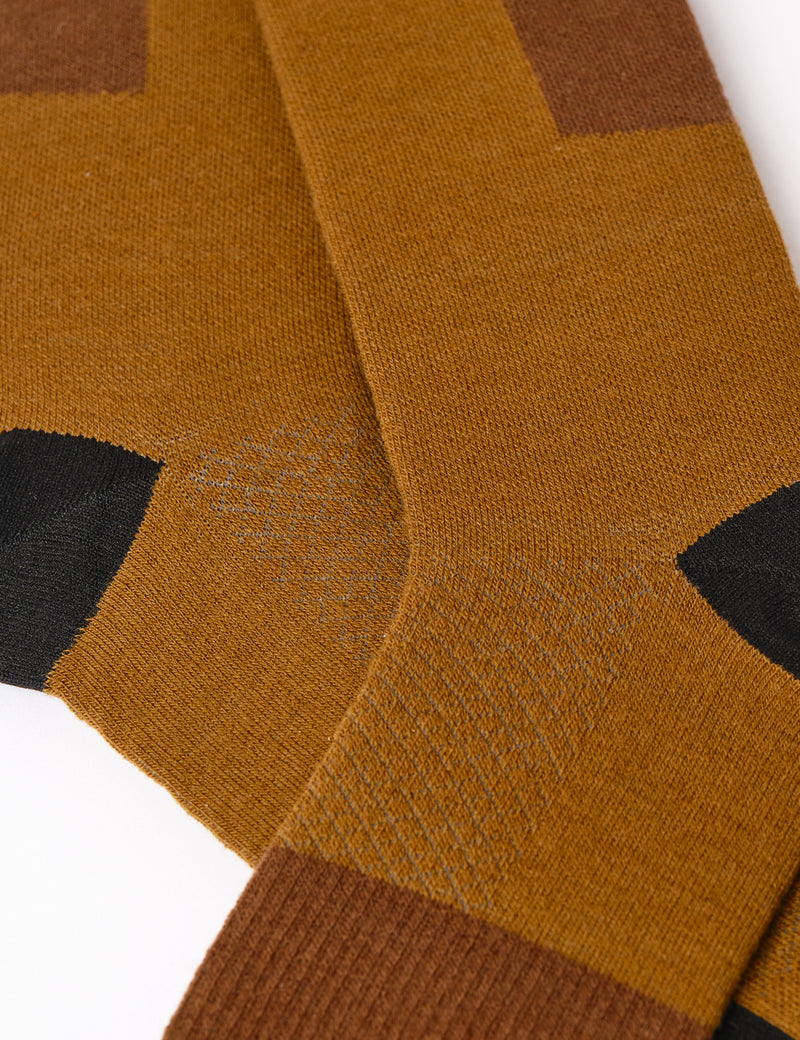 Rapha Trail Socks - Faded Gold/Brown