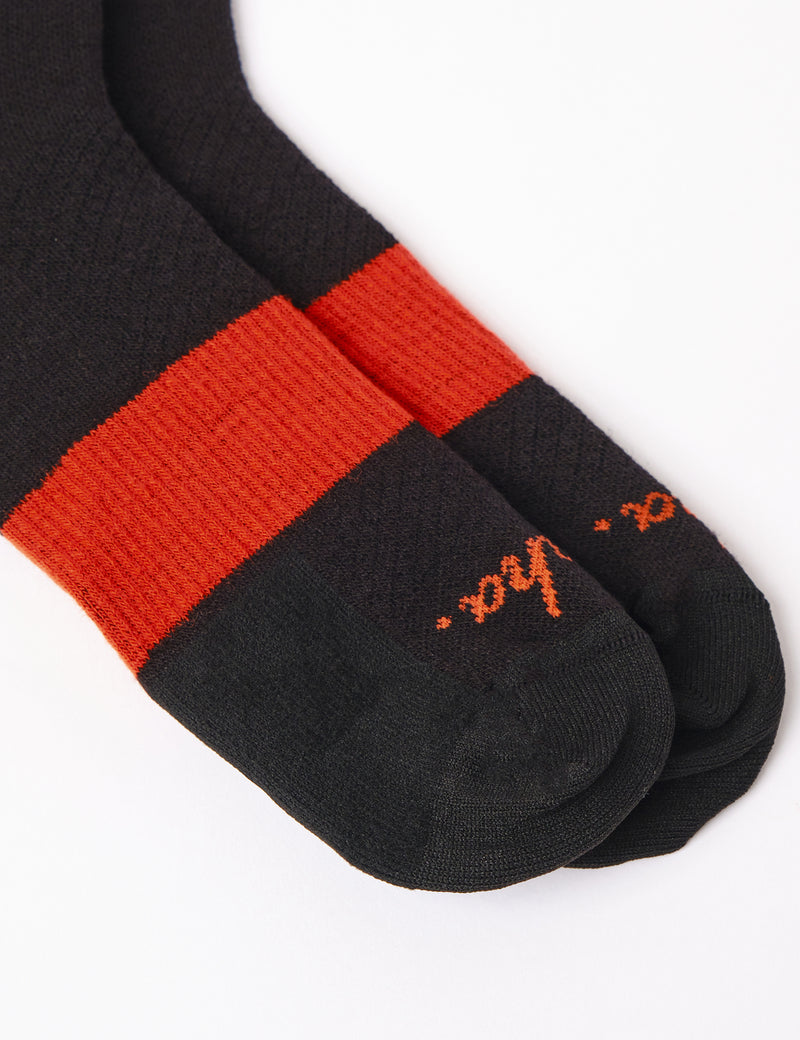 Rapha Trail Socks - Black/Orange