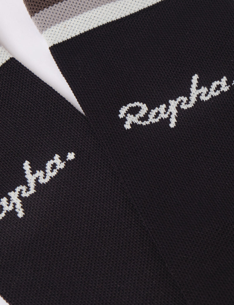 Rapha Logo Socks - Black/Grey/Carbon Grey