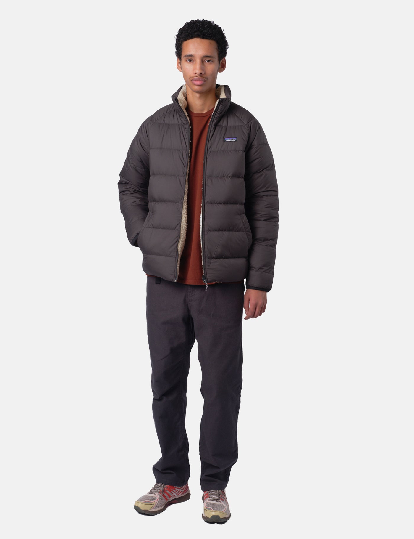 Patagonia Reversible Silent Down Jacket - Black | Article.