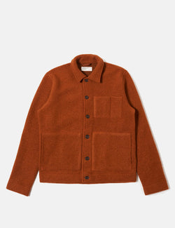 Universal Works Uniform Jacket (Wool Fleece) - Rust