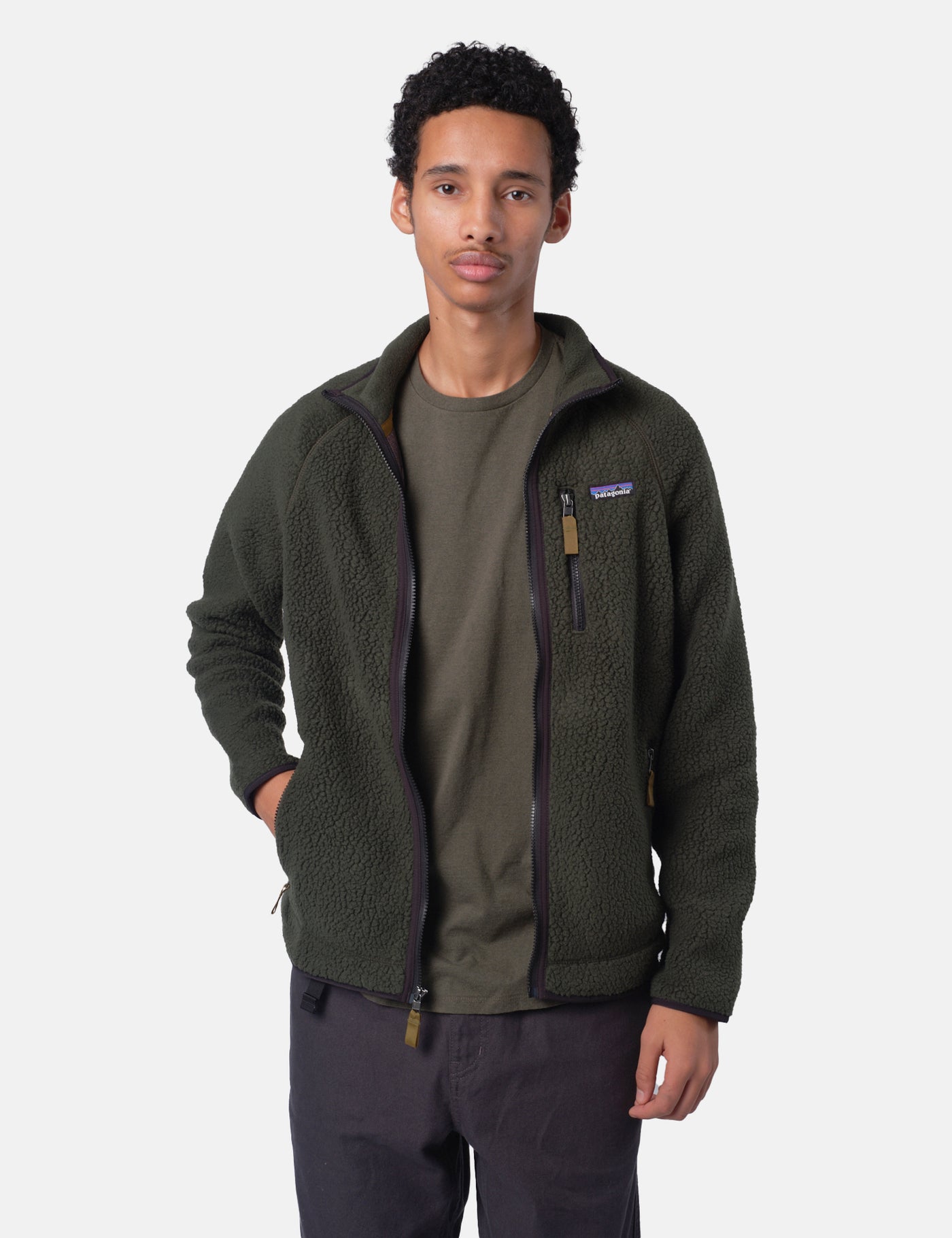 Patagonia Retro Pile Fleece Jacket - Old Growth Green | Article.