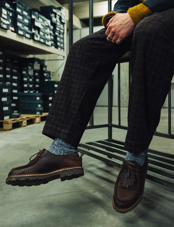 Paraboot x Universal Works Michael Shoes (Leather) - Marron Brown