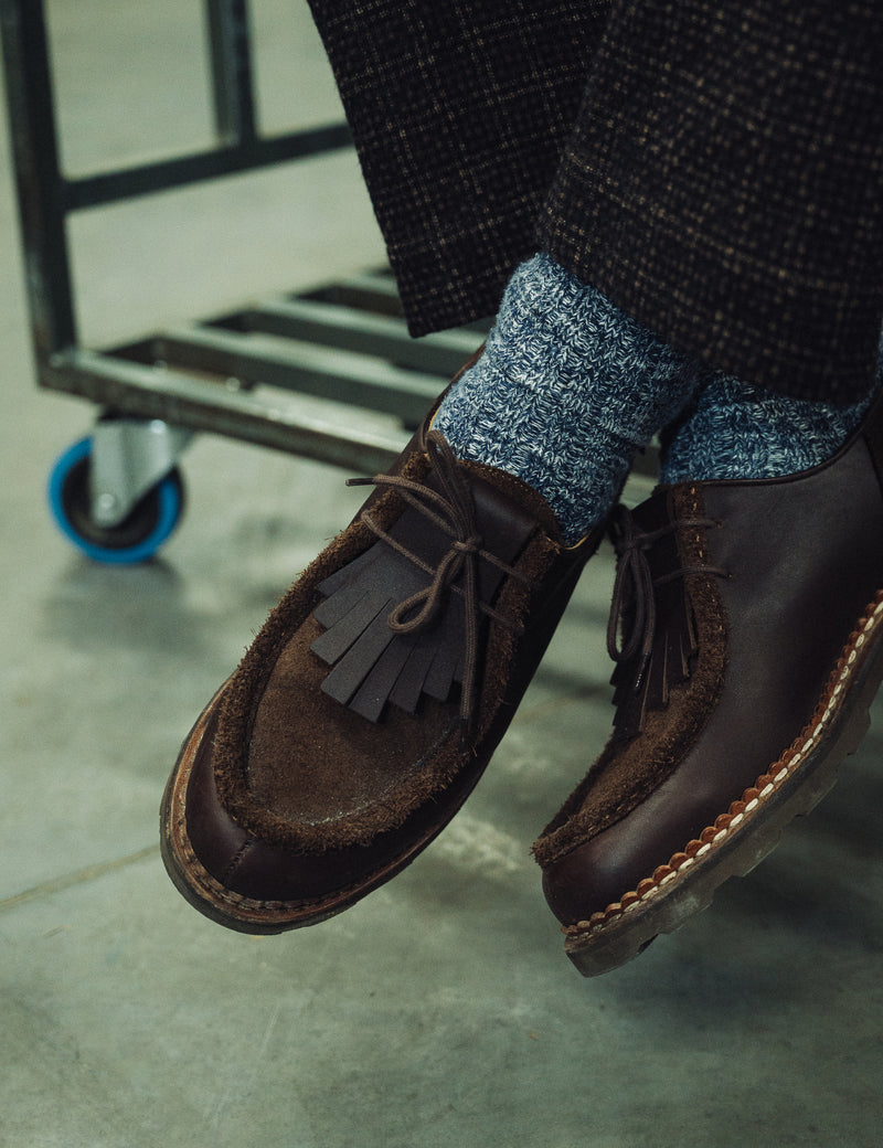 Paraboot x Universal Works Michael Shoes (Leather) - Marron Brown