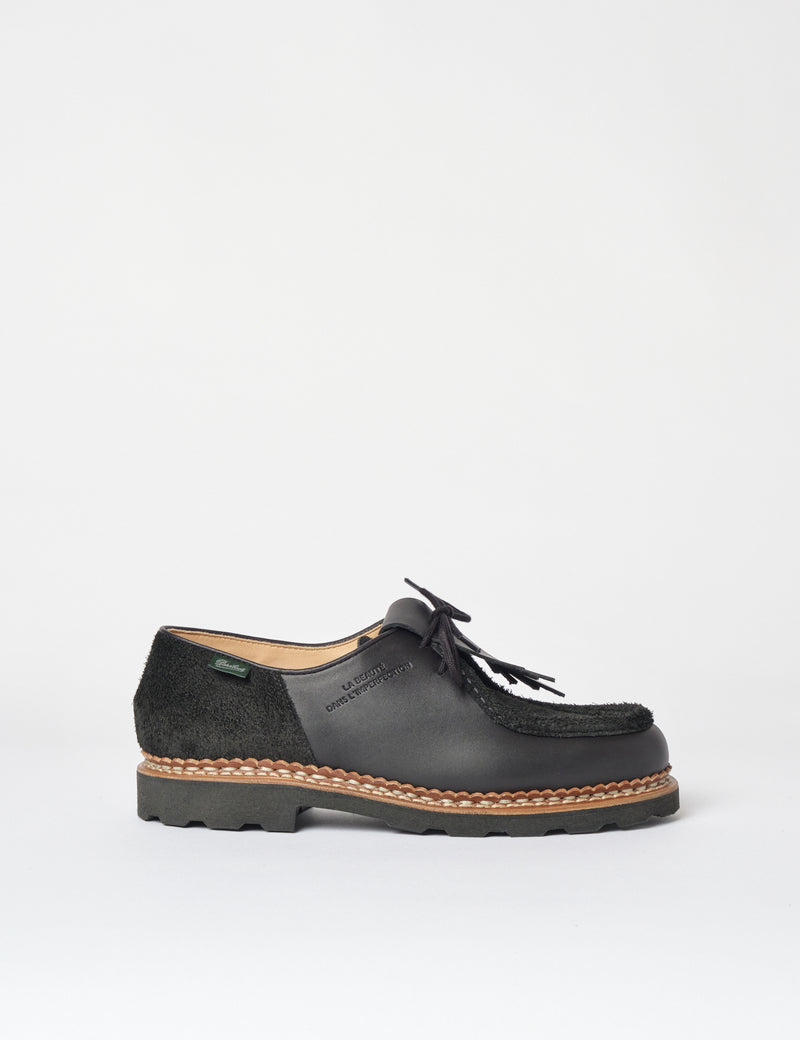 Paraboot x Universal Works Michael Shoes (Leather) -  Black