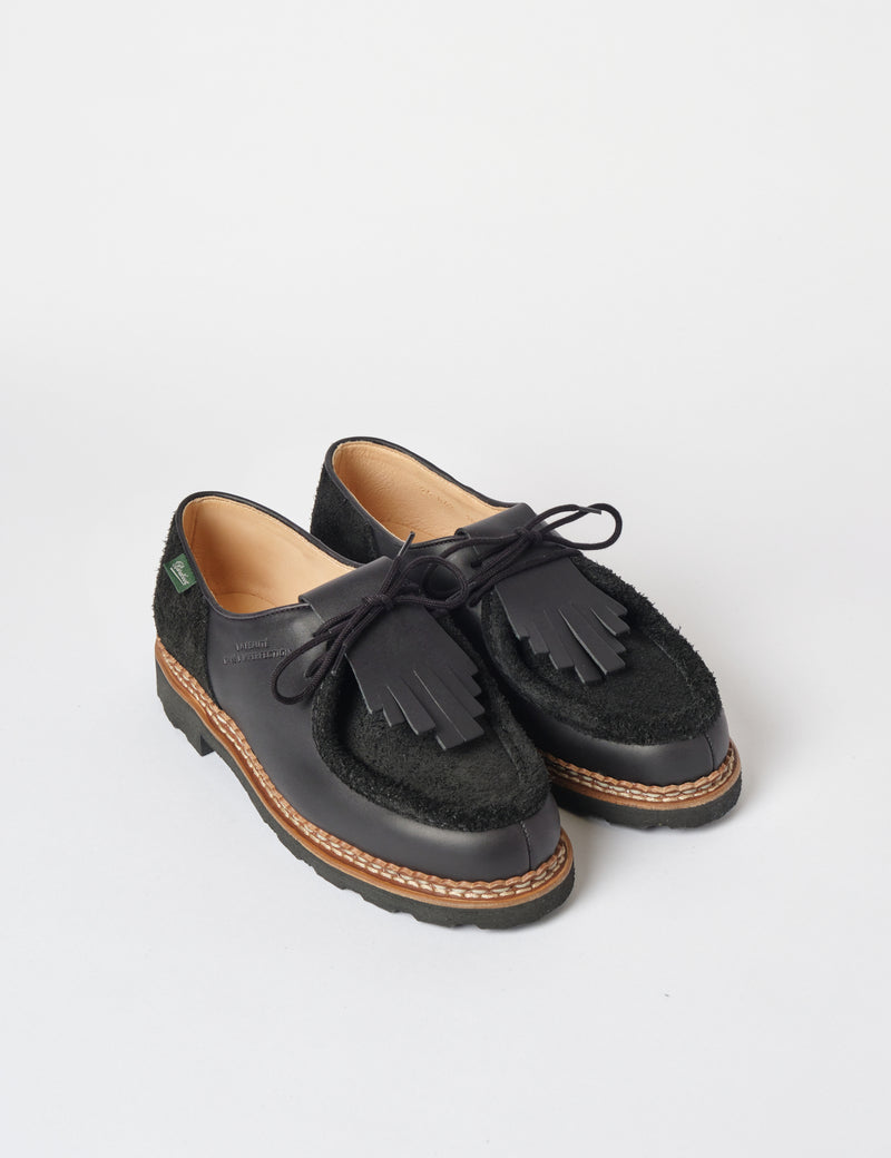 Paraboot x Universal Works Michael Shoes (Leather) -  Black