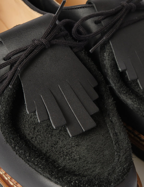 Paraboot x Universal Works Michael Shoes (Leather) -  Black