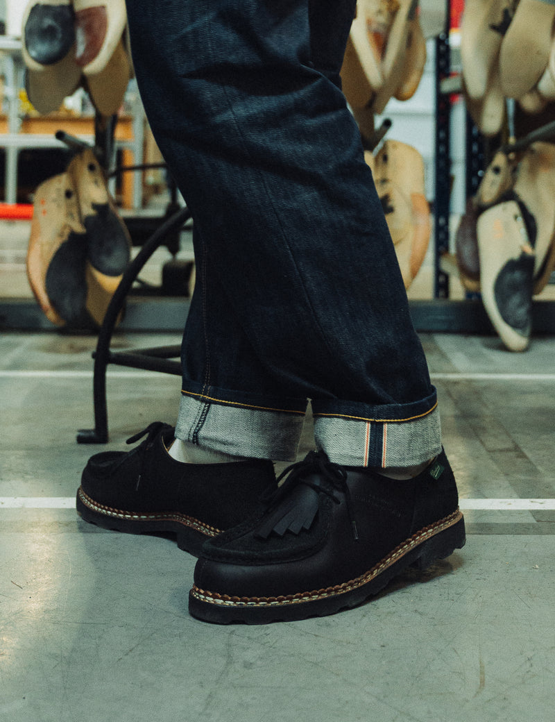 Paraboot x Universal Works Michael Shoes (Leather) -  Black